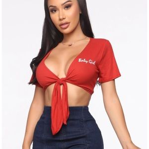 Knot your girl top - rust